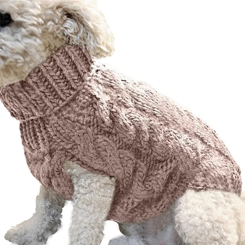 Winter Warm Dog Sweater is available at Adorable Pet Supply.