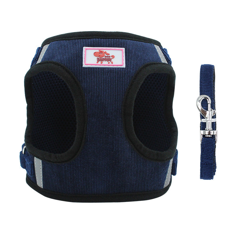 Reflective Vest Harness & Leash