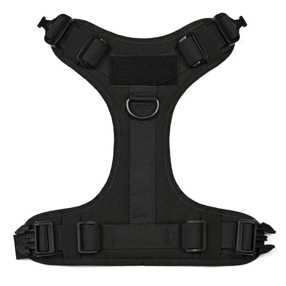 A military tactical dog harness perfect for a large dogs and available at Adorable Pet Supply.