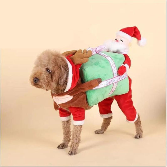 Santa Dog costume available at Adorable Pet Supply.