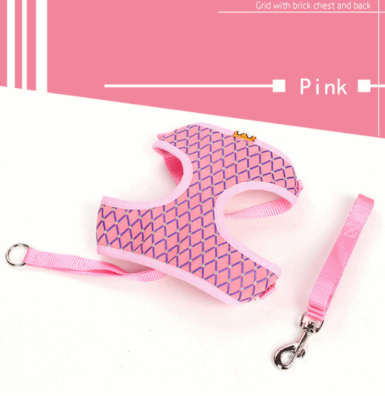 A durable universal harness for cats or dogs available at Adorable Pet Supply.