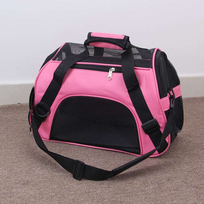 A traveling pet carrier that be purchase at Adorable Pet Supply.
