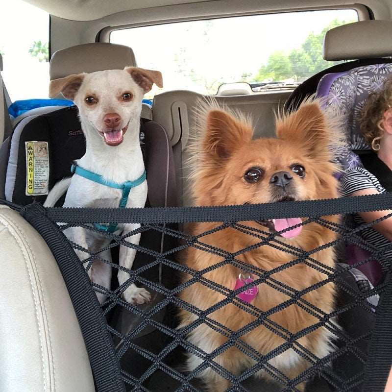 A pet car safety net available at Adorable Pet Supply.