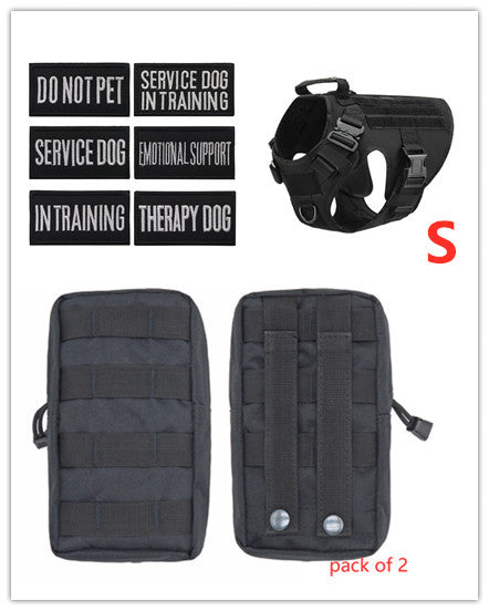 A military tactical dog harness perfect for a large dogs and available at Adorable Pet Supply.