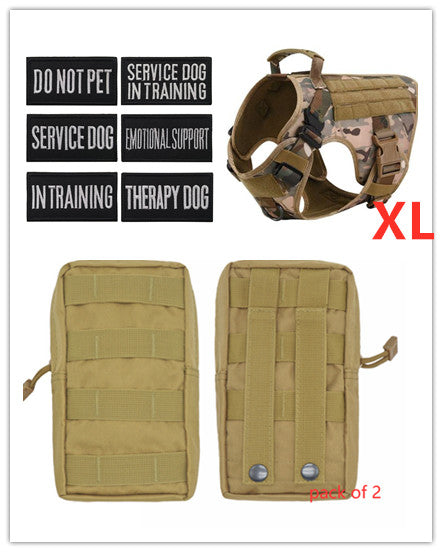 A military tactical dog harness perfect for a large dogs and available at Adorable Pet Supply.