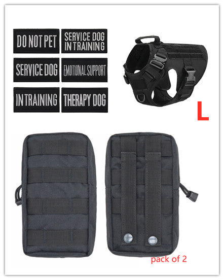 A military tactical dog harness perfect for a large dogs and available at Adorable Pet Supply.