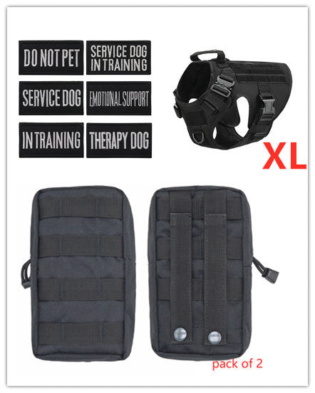 A military tactical dog harness perfect for a large dogs and available at Adorable Pet Supply.