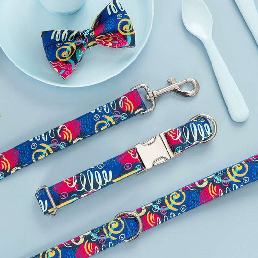 Dog Leash and Collar Set | Cute Pet Collar & Leashes
