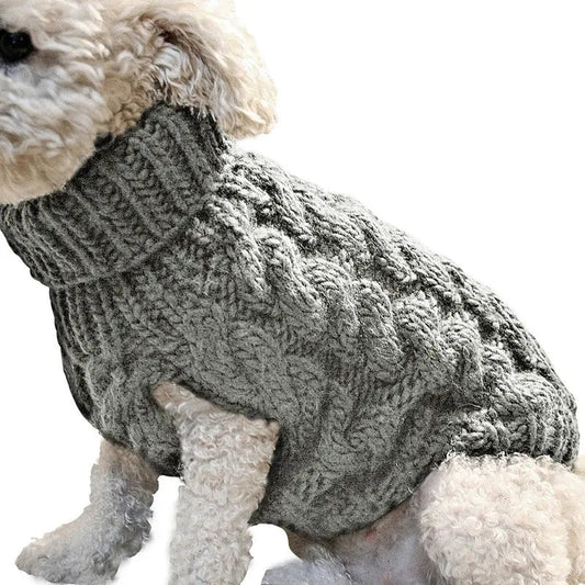 Winter Warm Dog Sweater is available at Adorable Pet Supply.