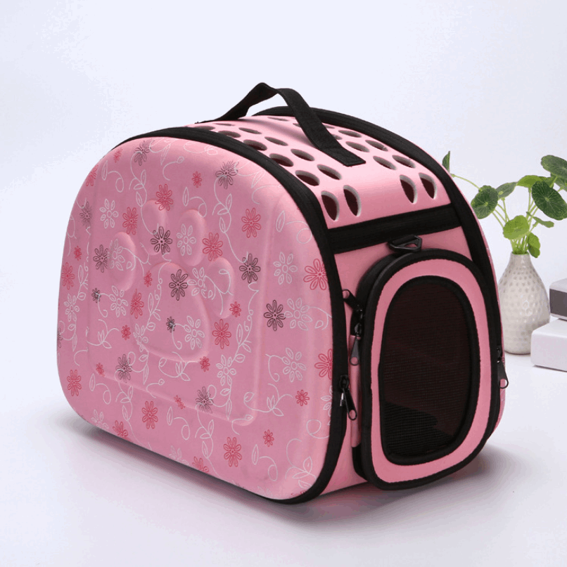 A traveling pet carrier that be purchase at Adorable Pet Supply.