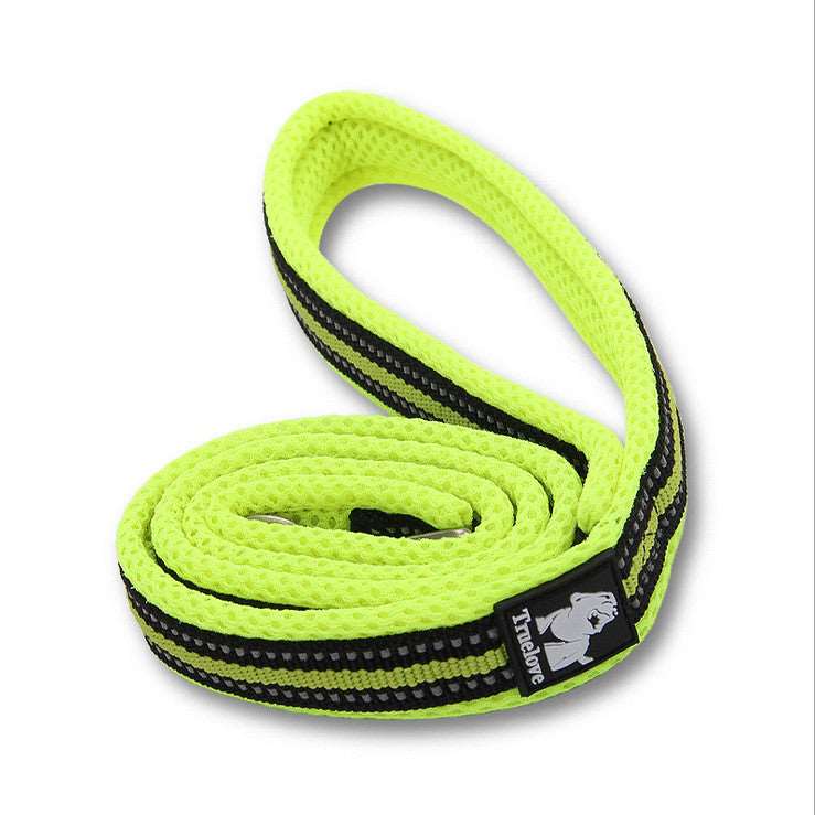 A doggie leash with bright colors is available at Adorable Pet Supply.