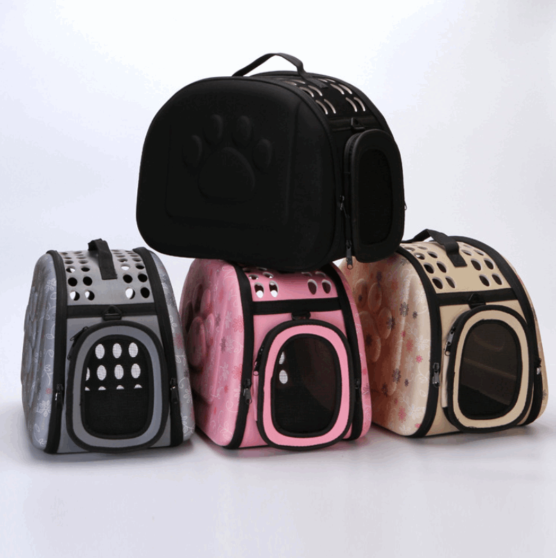 A traveling pet carrier that be purchase at Adorable Pet Supply.