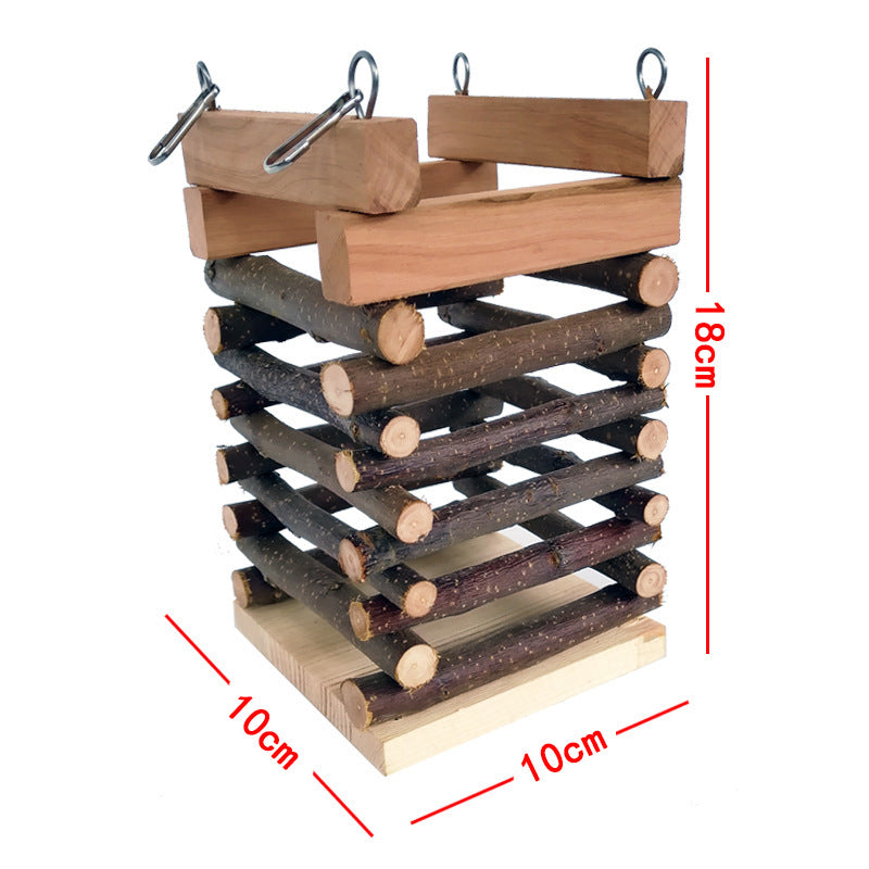 A grass branch feeder for small pets is available at Adorable Pet Supply.