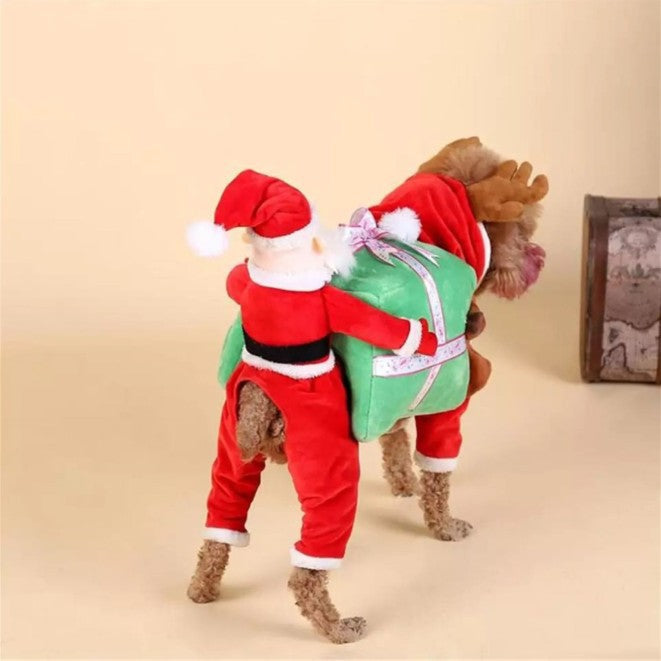 Santa Dog costume available at Adorable Pet Supply.