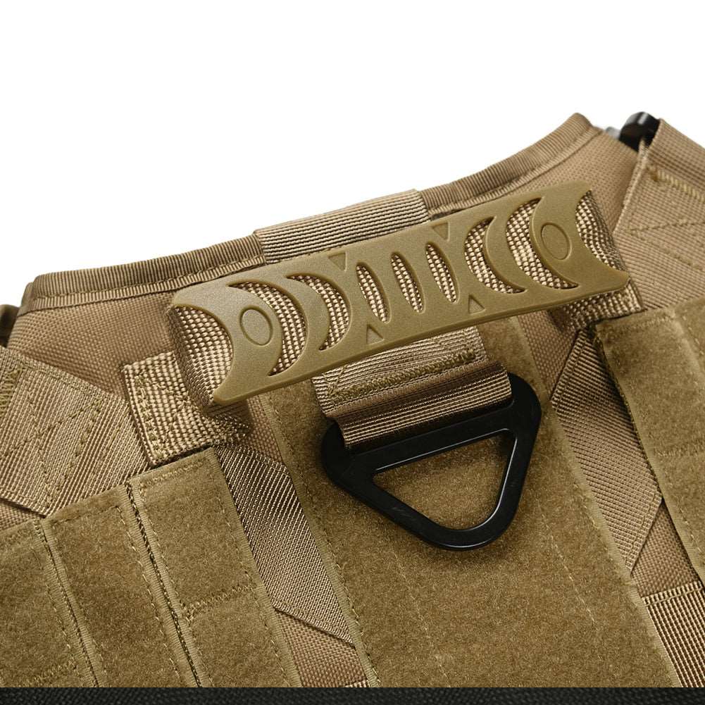 A military tactical dog harness perfect for a large dogs and available at Adorable Pet Supply.