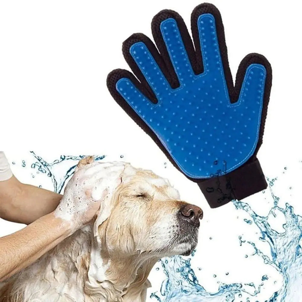 Cat Grooming Glove which extremely helpful during shedding time for any of your furry pets.