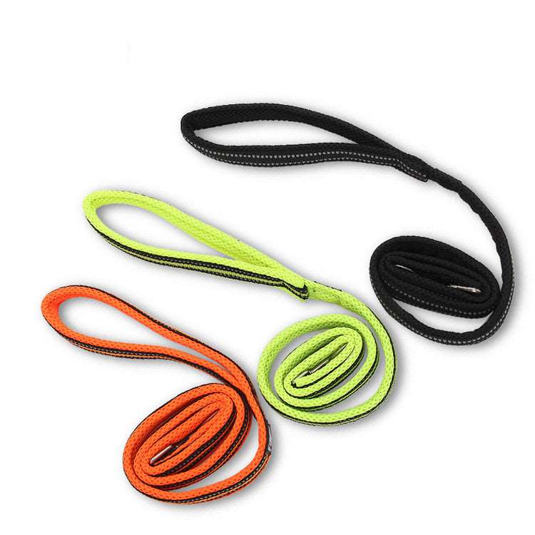A doggie leash with bright colors is available at Adorable Pet Supply.