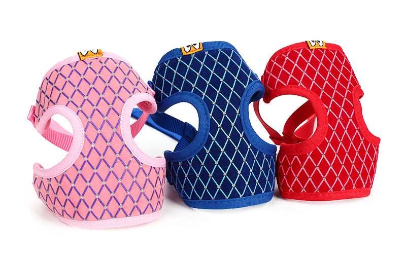 A durable universal harness for cats or dogs available at Adorable Pet Supply.