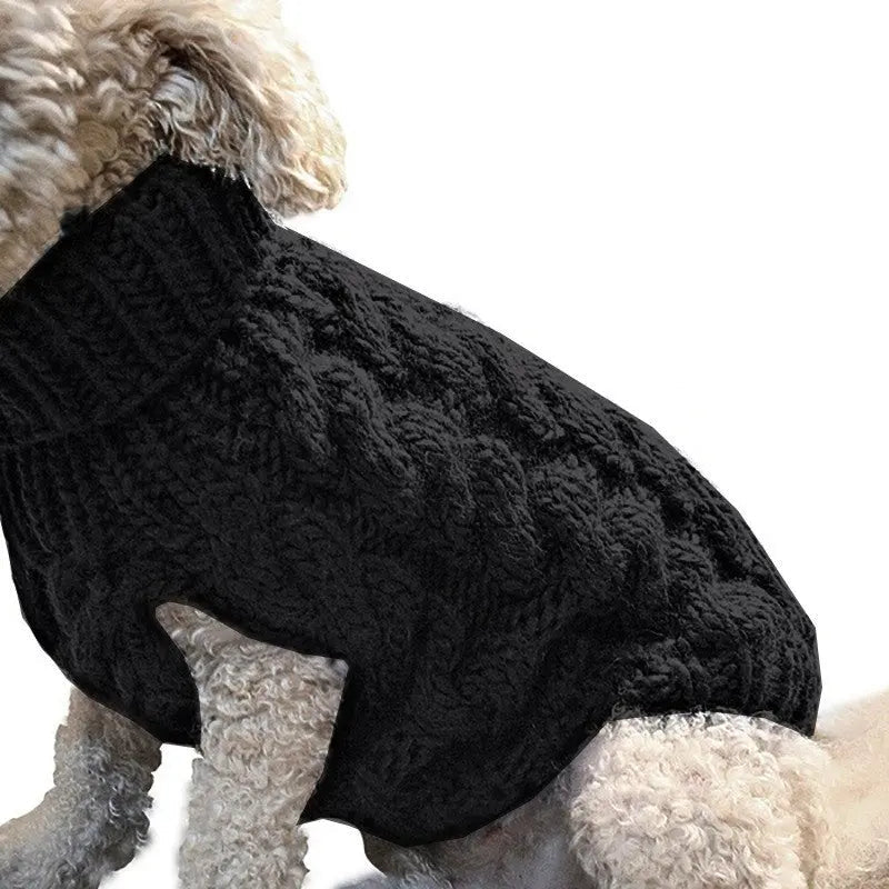 Winter Warm Dog Sweater is available at Adorable Pet Supply.