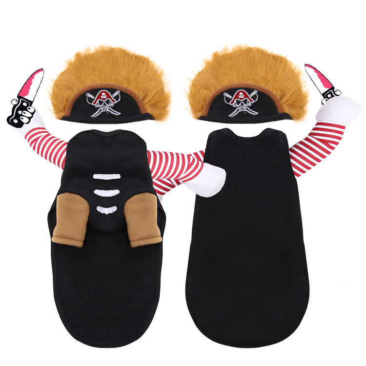 Pirate Dog costume is available at Adorable Pet Supply.