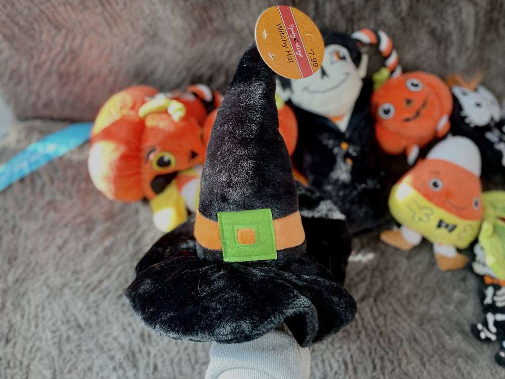 Halloween Pumpkin Toy available at Adorable Pet Supply.
