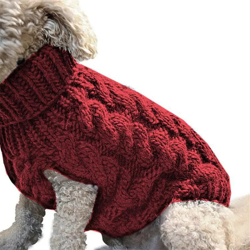 Winter Warm Dog Sweater is available at Adorable Pet Supply.