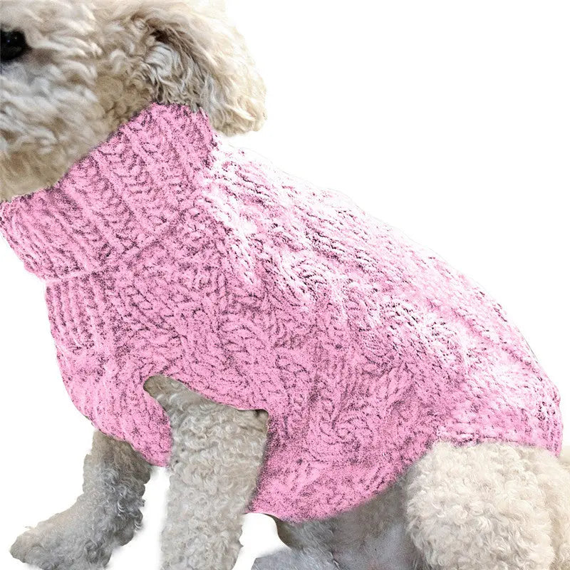 Winter Warm Dog Sweater is available at Adorable Pet Supply.
