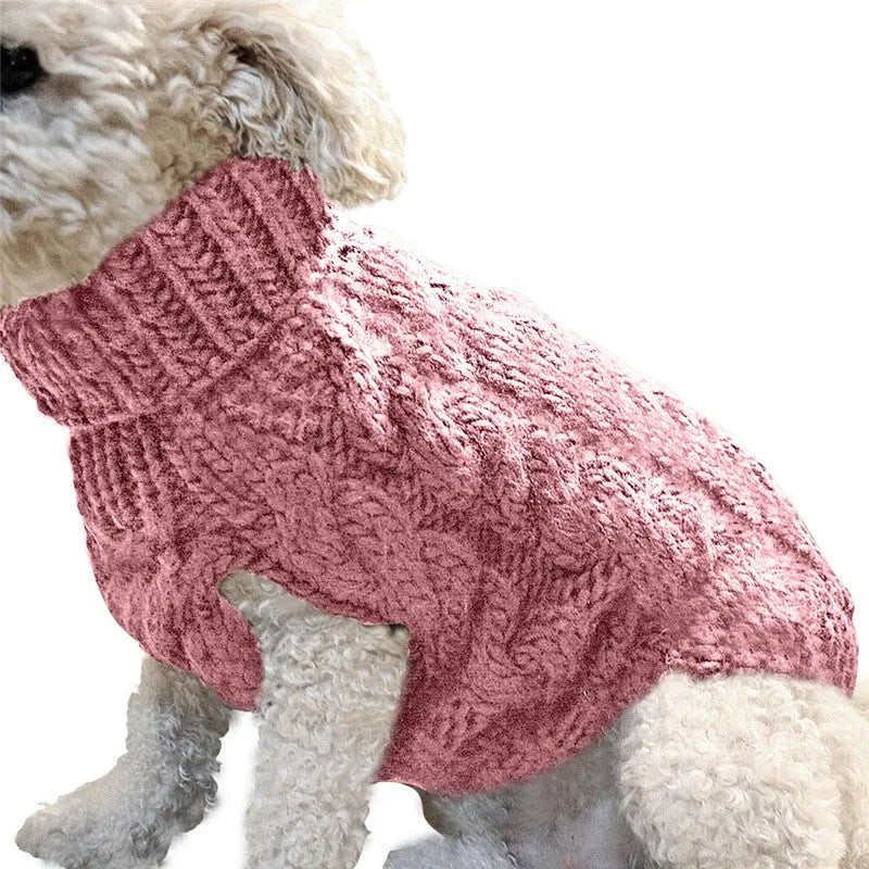 Winter Warm Dog Sweater is available at Adorable Pet Supply.