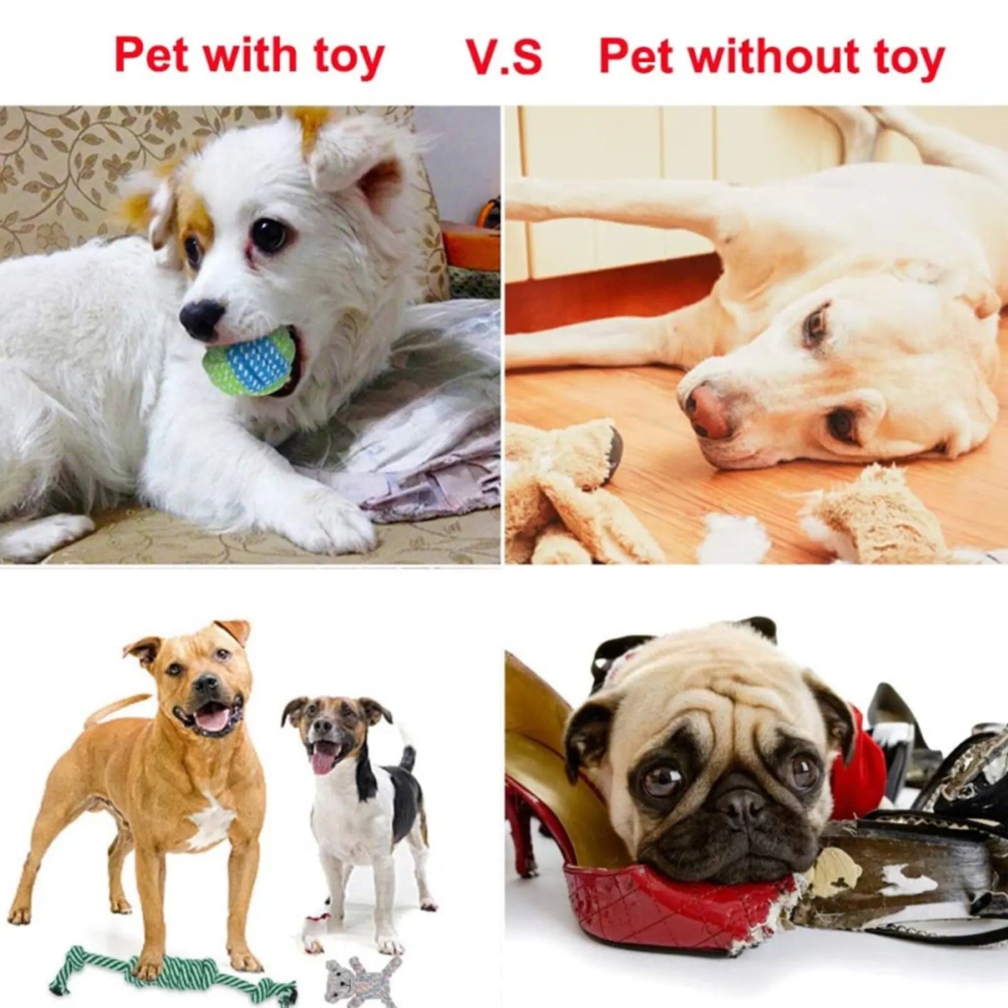 Puppy Ten Teething Boredom Toys available at Adorable Pet Supply.