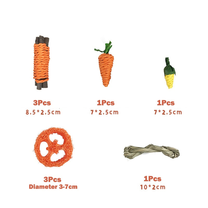 Rabbit Teeth Grinding Toy  available at Adorable Pet Supply.