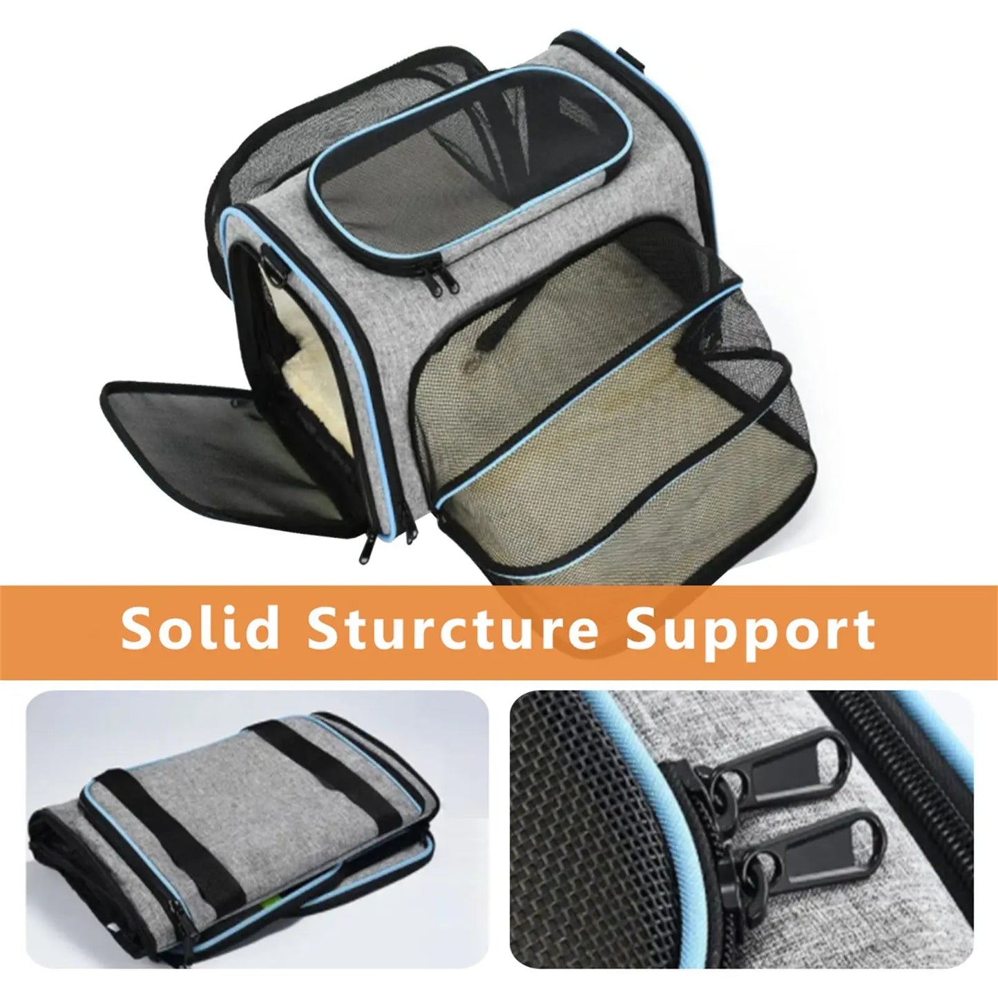 Pet Travel Expandable Carrier can be purchase at Adorable Pet Supply.