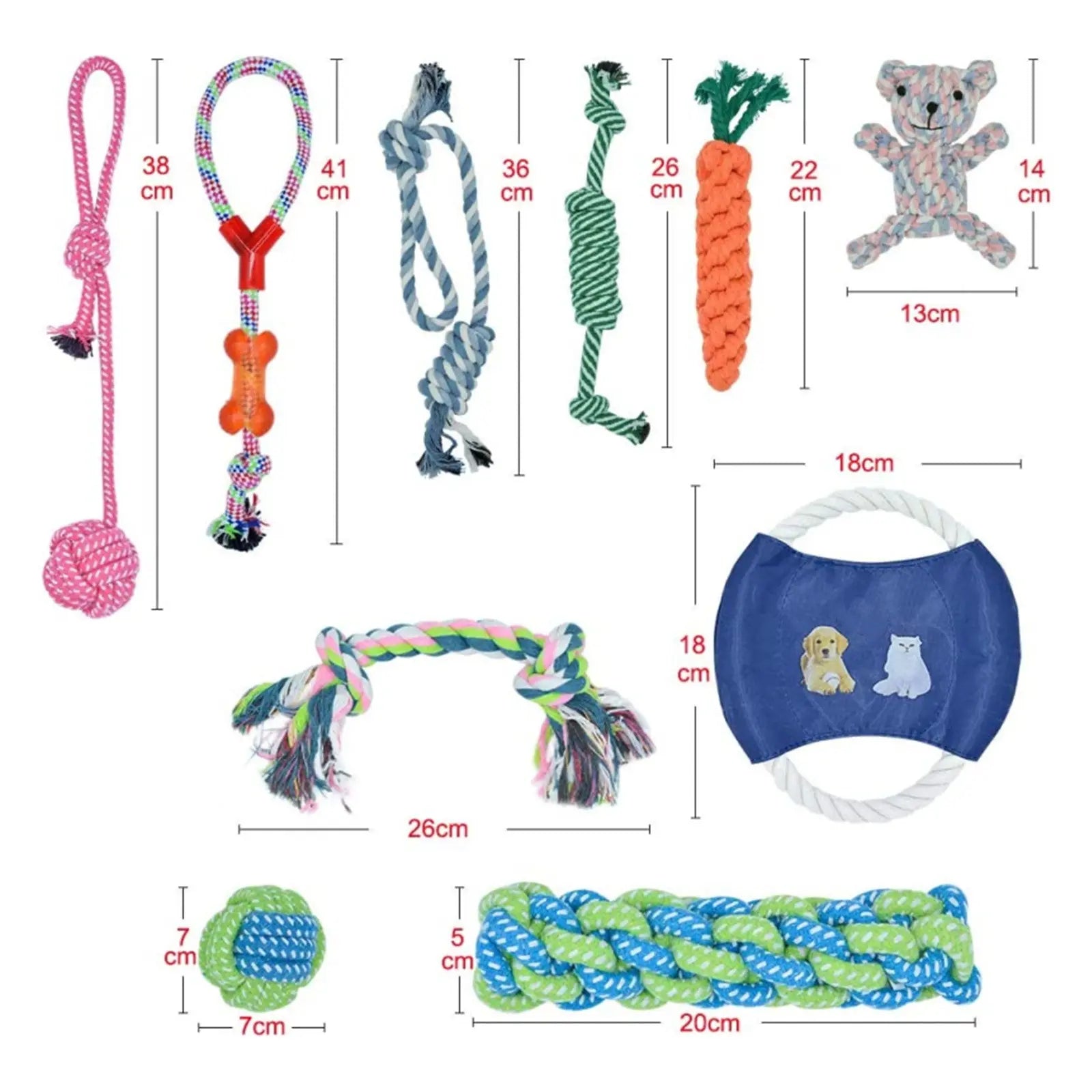 Puppy Ten Teething Boredom Toys available at Adorable  Pet Supply.