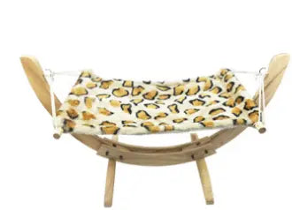 Cat Hammock Wooden Bed is perfect for hanging outside- Adorable Pet Supply