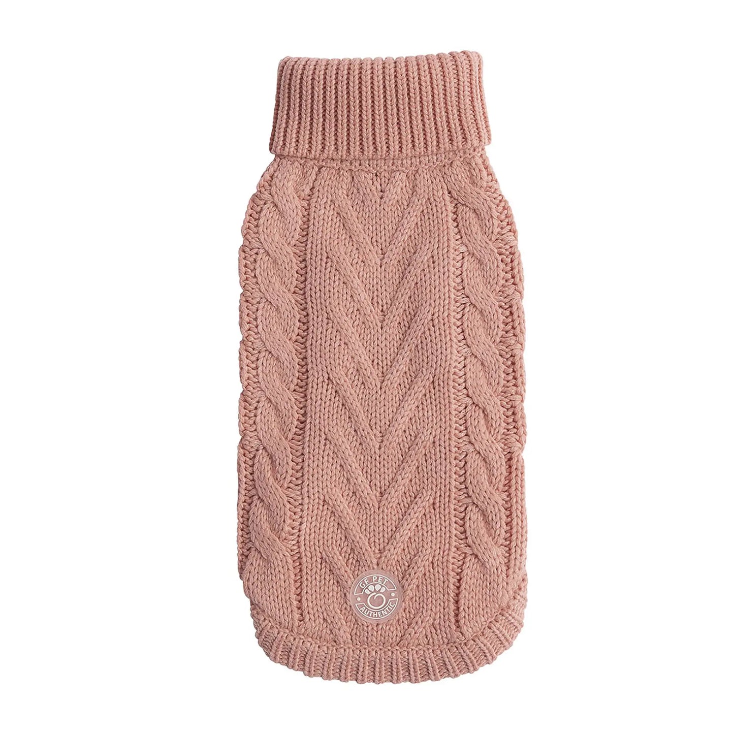 GF Pet Chalet Dog Pink Sweater available at Adorable Pet Supply