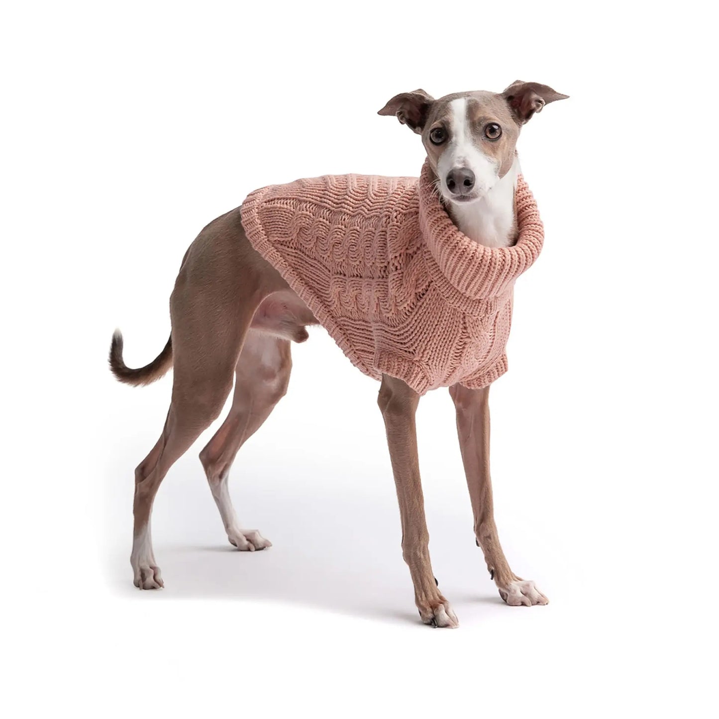 GF Pet Chalet Dog Pink Sweater available at Adorable Pet Supply