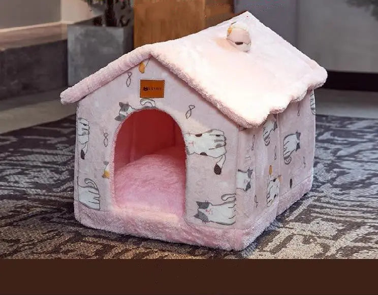 Cozy Pet Villa House can be used for a small pet.