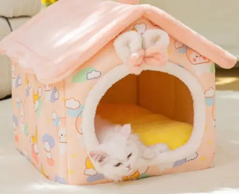 Cozy Pet Villa House can be used for a small pet.