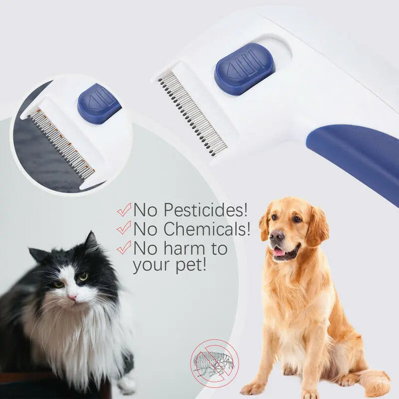 Electric Flea Comb for Dogs | Electric Lice Killer for Pets