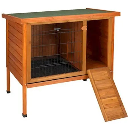 Rabbit Hutch - Wooden Premium Plus ( Medium ) available at Adorable Pet Supply.