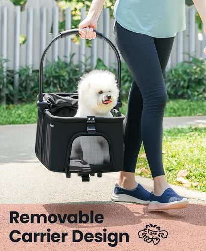 Can be used as a removable carrier to travel around with.