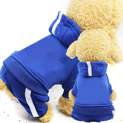 Doggy four-legged Sweatsuit available at Adorable  Pet Supply.