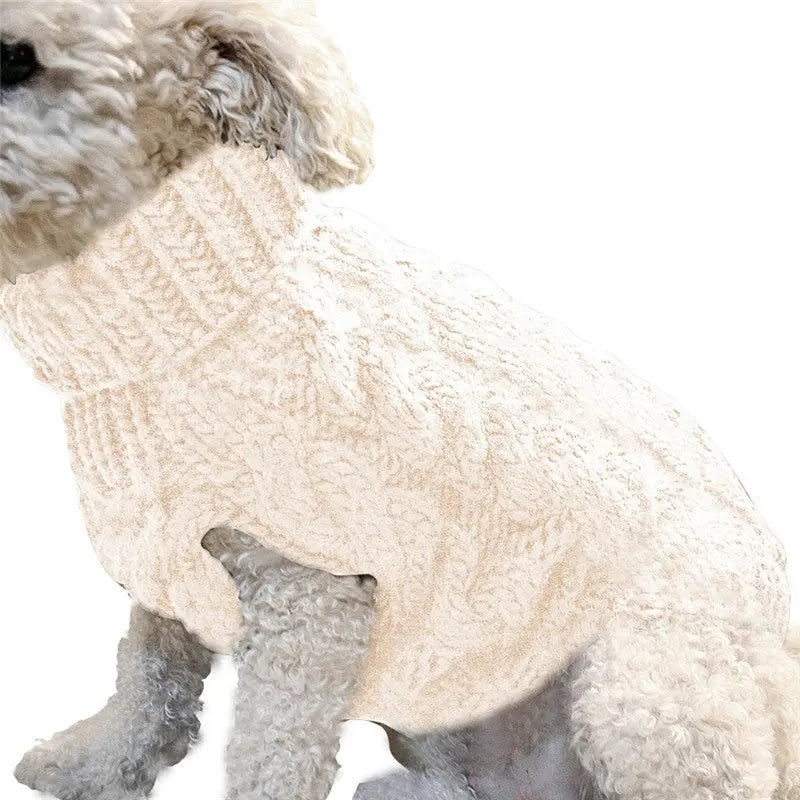 Winter Warm Dog Sweater is available at Adorable Pet Supply.