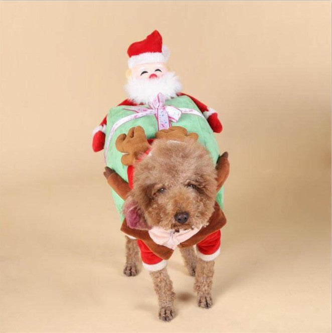 Santa Dog costume available at Adorable Pet Supply.