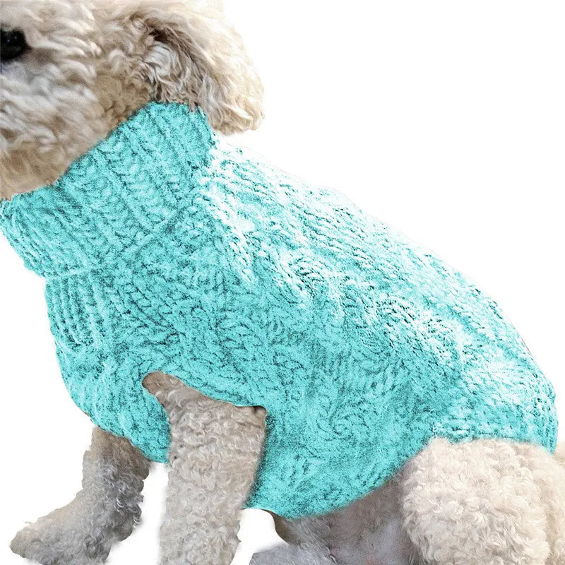 Winter Warm Dog Sweater is available at Adorable Pet Supply.