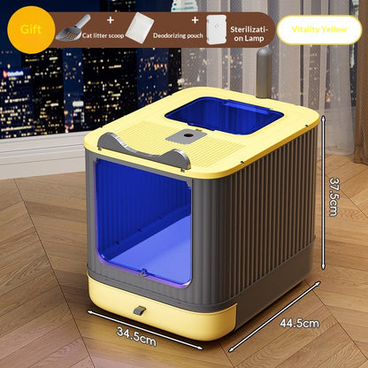Enclosed Cat Litter Box