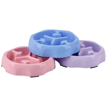 Round Slow Feeding Bowl Pet Supplies Slow Food Basin