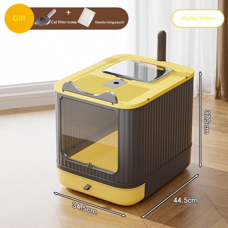 Enclosed Cat Litter Box