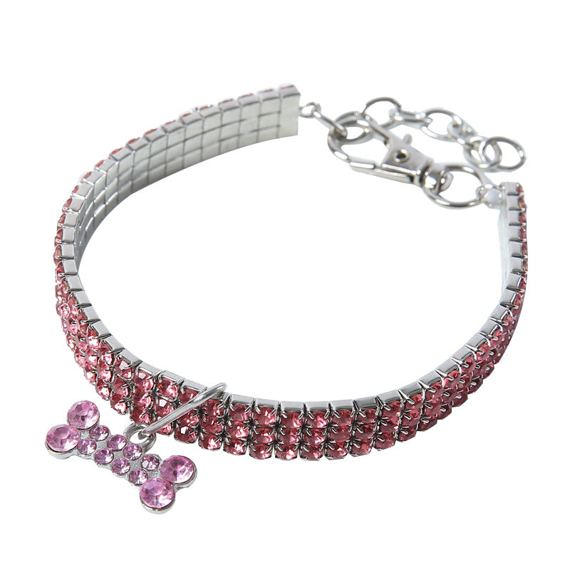 Bling Rhinestone Pet Collar can be purchase at Adorable Pet Supply. 