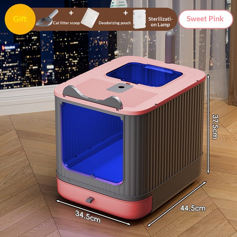 Enclosed Cat Litter Box