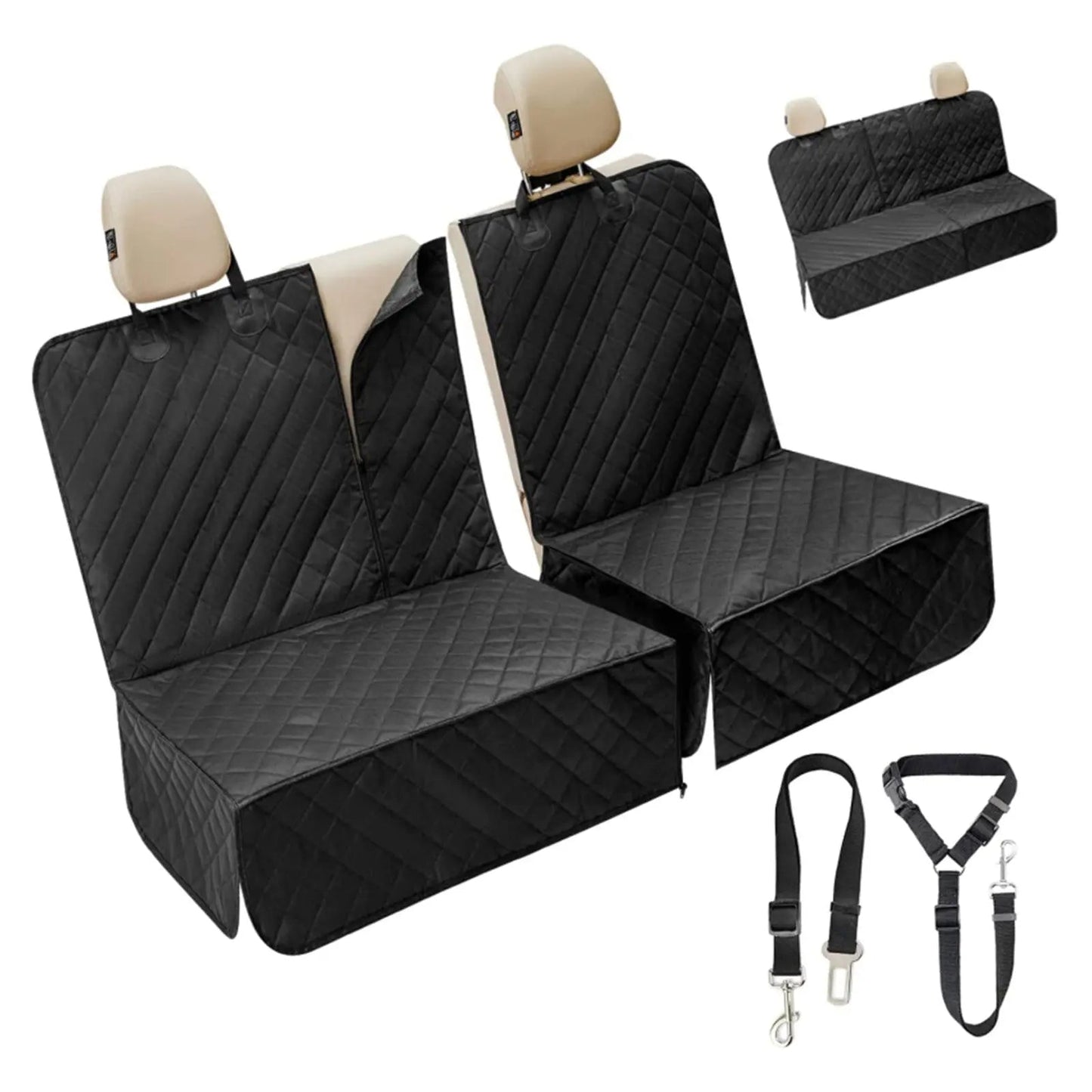 Dog Car Waterproof Seat Cover For Back Seat 